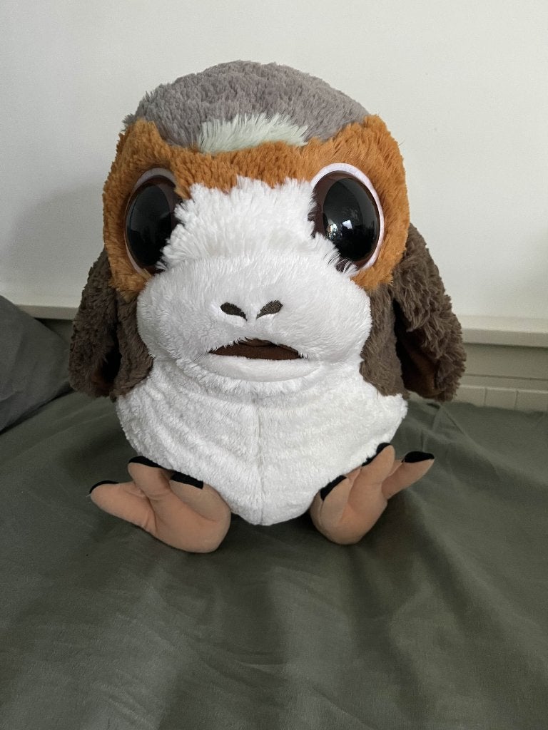 Star Wars Porg Knuffel, Ophalen of Verzenden, Zo goed als nieuw, Overige typen
