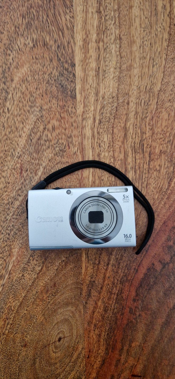 Canon PowerShot A2300 HD digitale camera zilverkleurig, Ophalen of Verzenden, Gebruikt, Canon, 4 t/m 7 keer