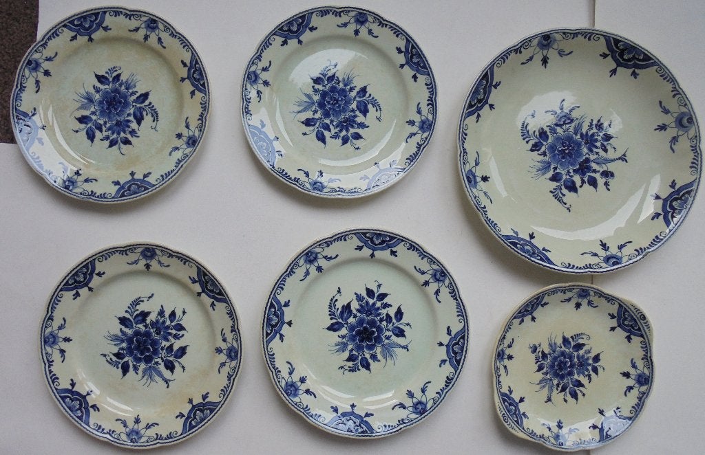 Delfts Blauw rond 1910 ZELDZAAM (K-BKO-184), Antiek en Kunst, Antiek | Wandborden en Tegels, Ophalen