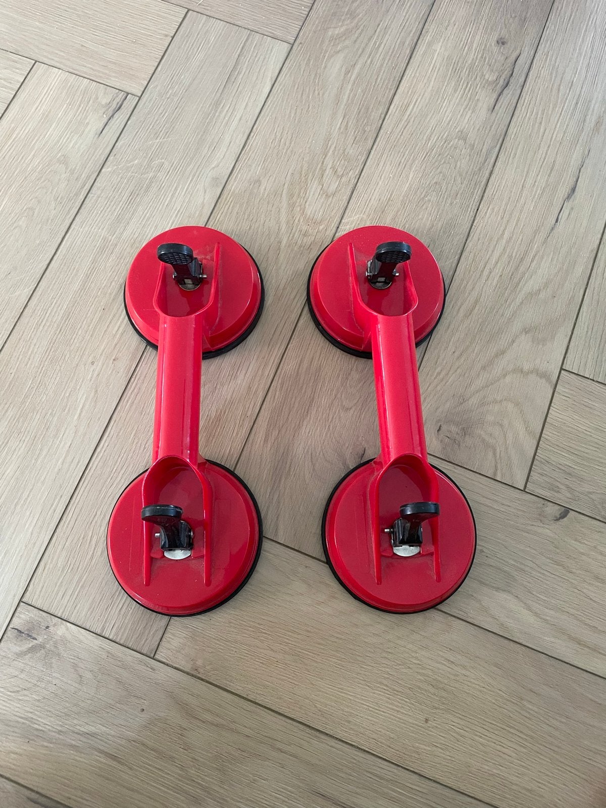 Glasdragers / Zuignappen voor glas en tegels (2 stuks), Ophalen of Verzenden, Zo goed als nieuw, Overige typen, Overige merken