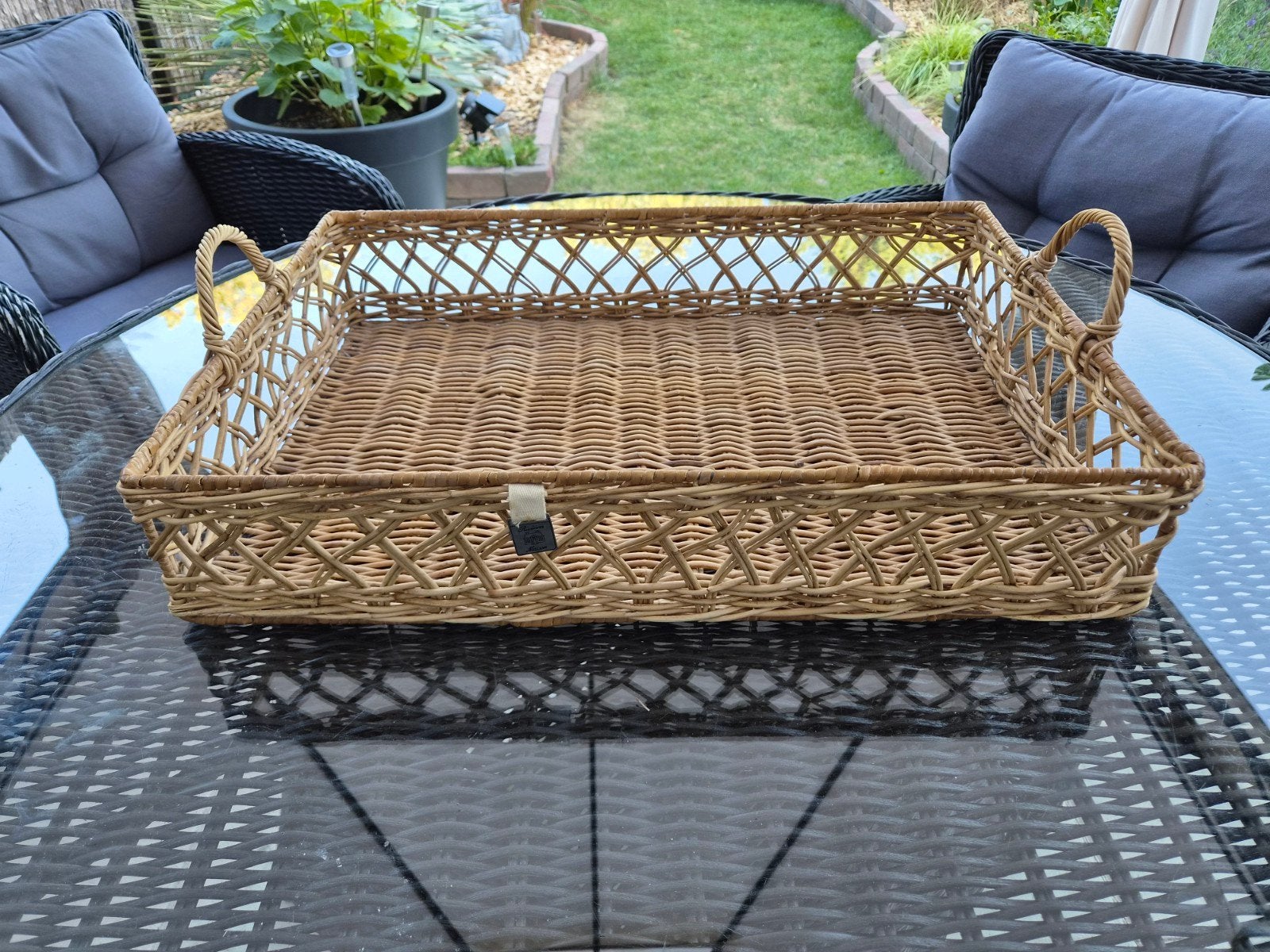 Riviera Maison grote mand, Ophalen, Zo goed als nieuw, Hout