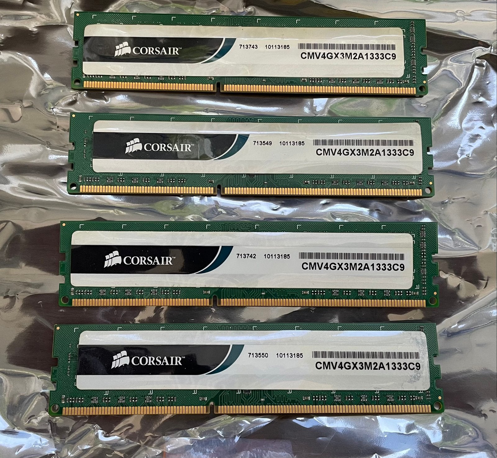 Corsair 8GB DDR3 1333MHz – 4x 2GB – Value Select – CL9, Computers en Software, RAM geheugen, 8 GB, DDR3, Ophalen of Verzenden