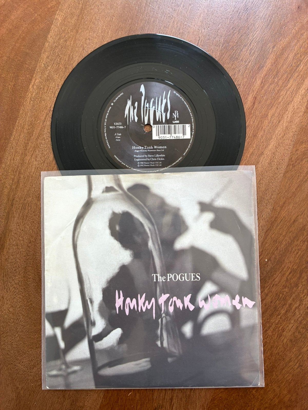 The Pogues - Honky tonk women, Ophalen of Verzenden, 7 inch
