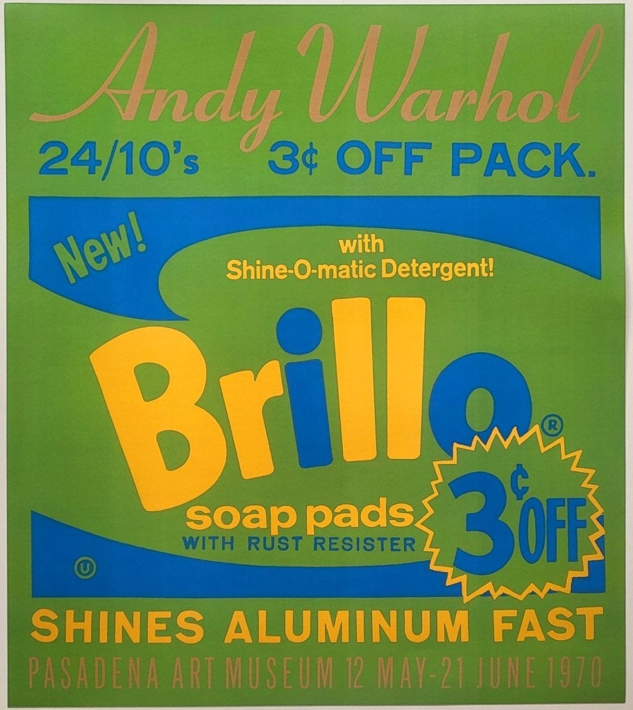Andy Warhol - Brillo - Tentoonstellingsaffiche, Verzenden