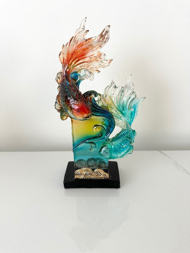 Koi vis beeld decoratie, Ophalen of Verzenden, Dier