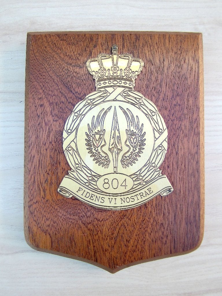 Wapenschild Koninklijke Luchtmacht 804 Squadron, Ophalen of Verzenden, Luchtmacht, Nederland, Embleem of Badge