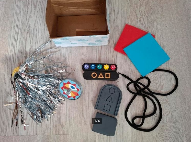 Koreaanse spelletjes / Squid Game!, Ophalen of Verzenden, Zo goed als nieuw, Tv, Gebruiksvoorwerp