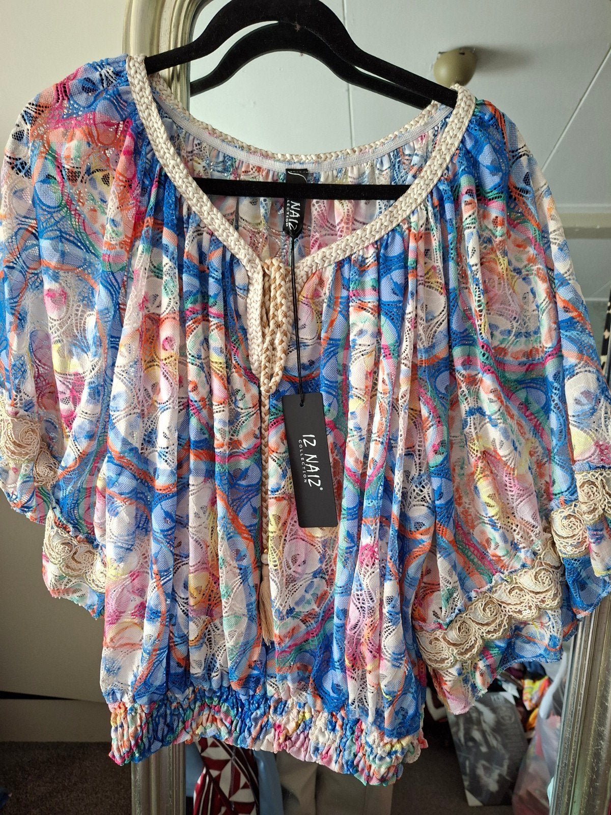 Blouse;Iz Naiz (1 maat tot 44 te dragen)nieuw;GRATIS VERZEND, Ophalen of Verzenden, Nieuw