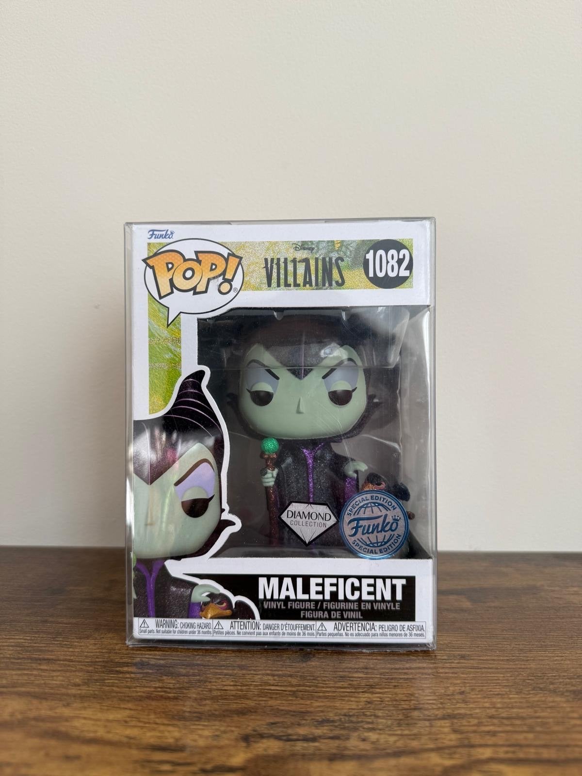 Funko Pop! Villains 1082 Maleficent Diamond Collection, Ophalen of Verzenden, Nieuw