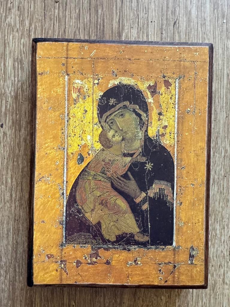 Icoon (gekocht in de Sacre-Coeur), Verzamelen, Ophalen of Verzenden, Zo goed als nieuw, Beeld(je)