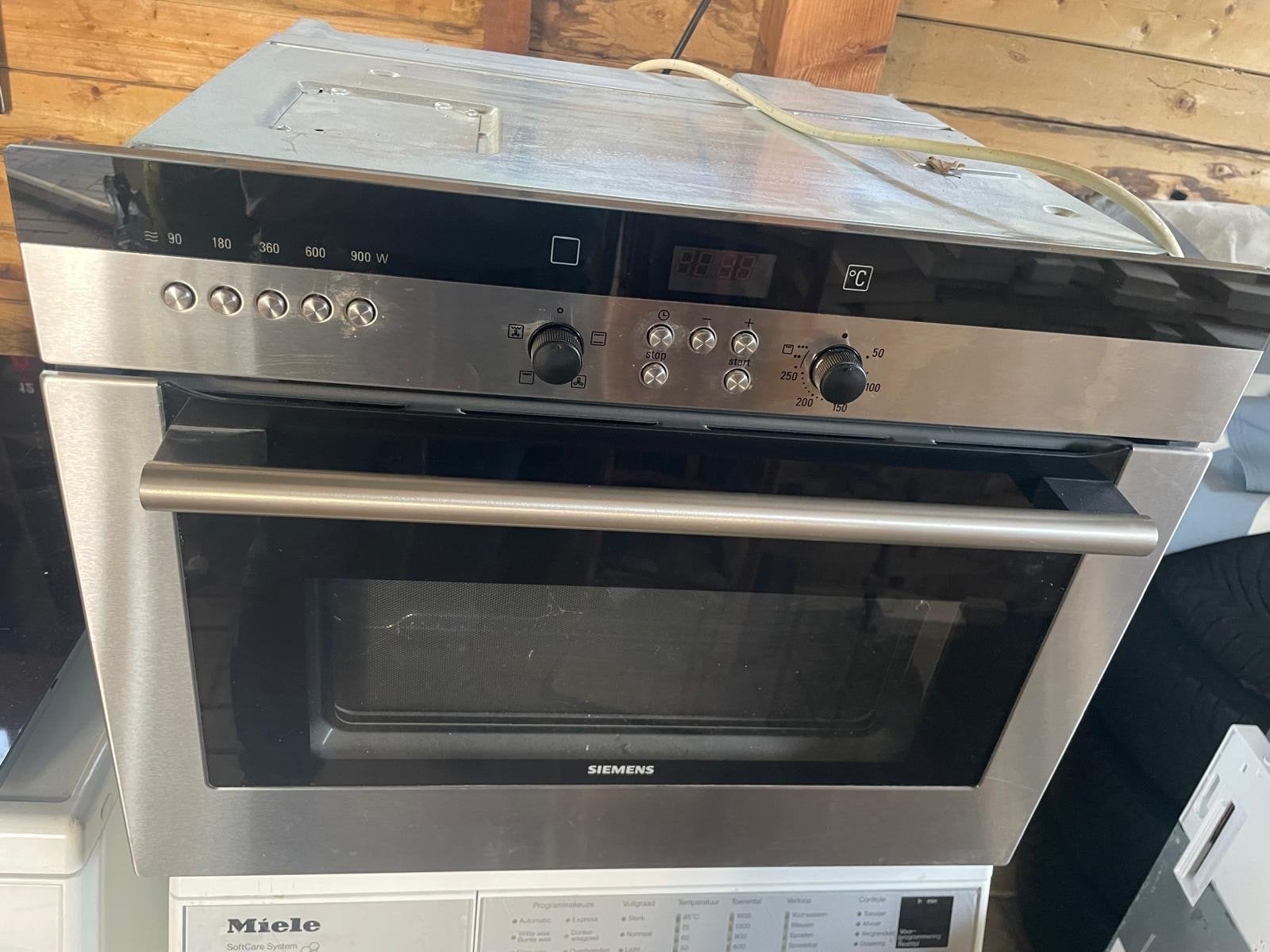 Siemens Inbouw Combi-oven, Ophalen, 45 tot 50 cm, Gebruikt, Hete lucht