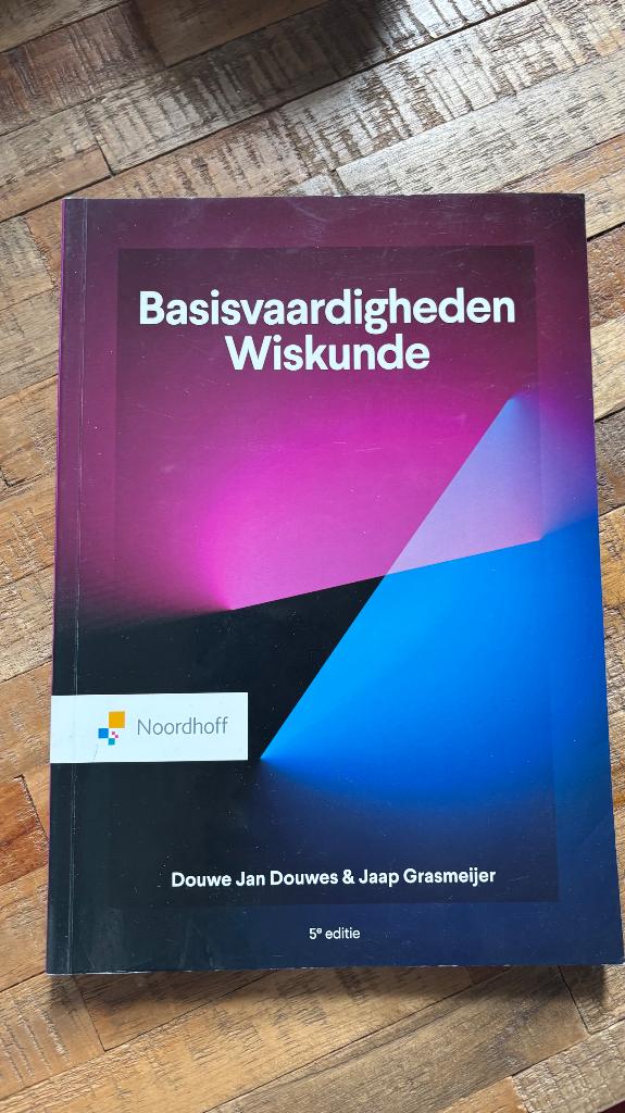 Basisvaardigheden Wiskunde, Boeken, Zo goed als nieuw, Noordhoff Uitgevers, Beta, HBO
