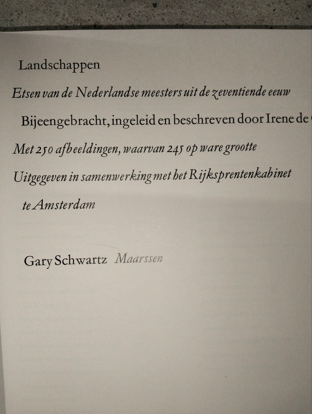 Mooi boek over landschappen etsen., Ophalen of Verzenden, Gelezen