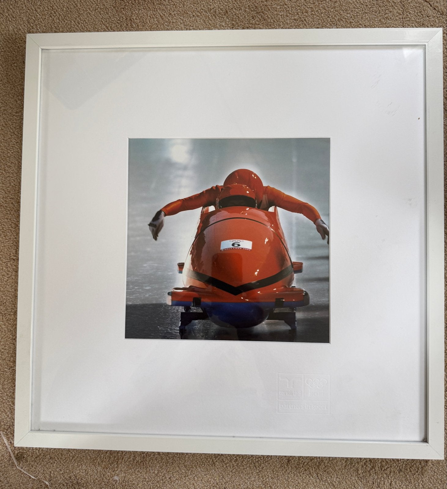 Bobslee foto in lijst - Randstad 2006, Ophalen, 50 – 75, Zo goed als nieuw, Foto of Poster