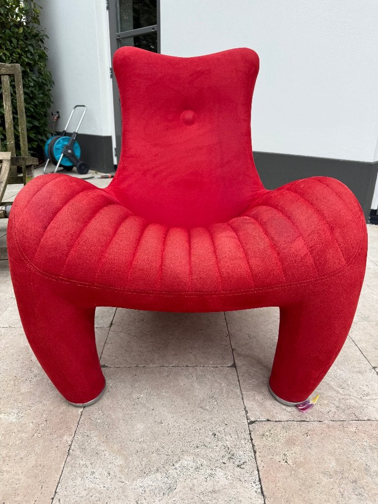 Leolux Balou fauteuil, Ophalen, Gebruikt, 75 tot 100 cm, 75 tot 100 cm