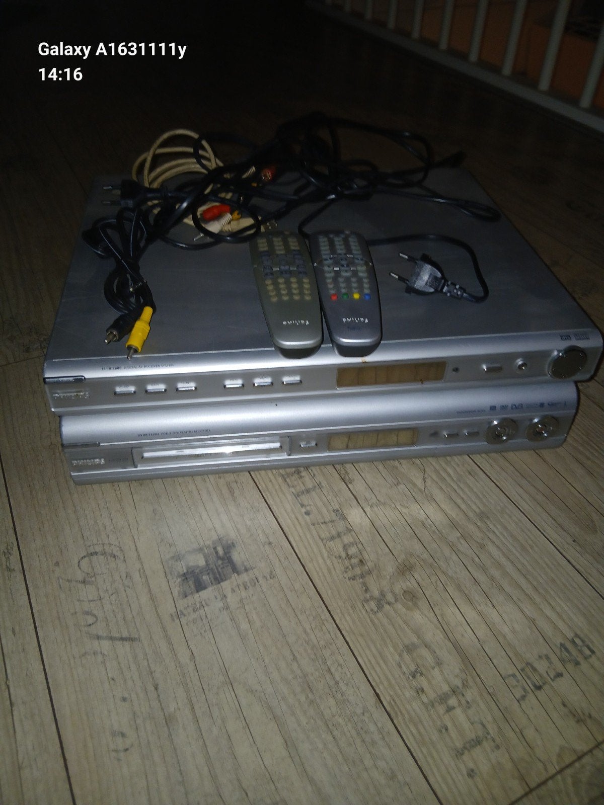 Set philips dvd speler, versterker en surroundsystem, Ophalen of Verzenden, Philips