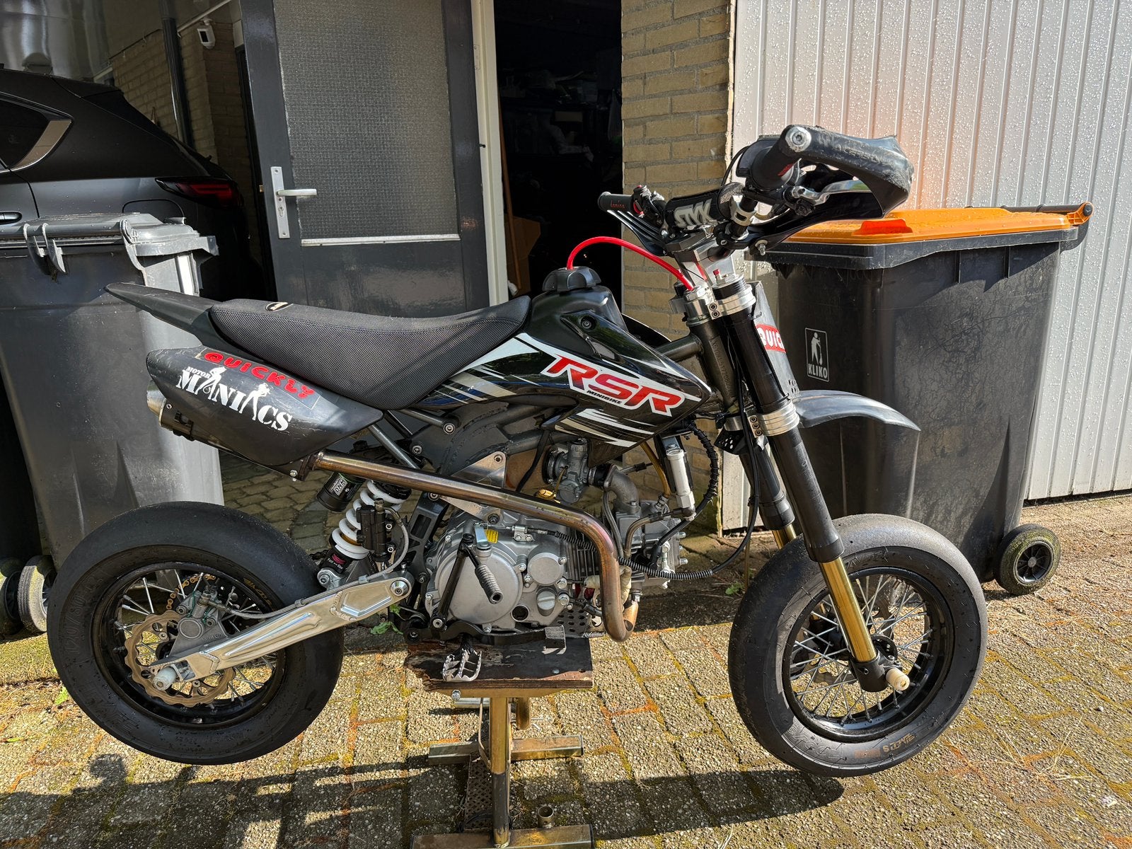 Pitbike 160cc OORacing, Masai 150cc, PBR 90cc, Fietsen en Brommers, Minibikes, Midibikes en Pitbikes, Ophalen, Gebruikt, Schijfrem