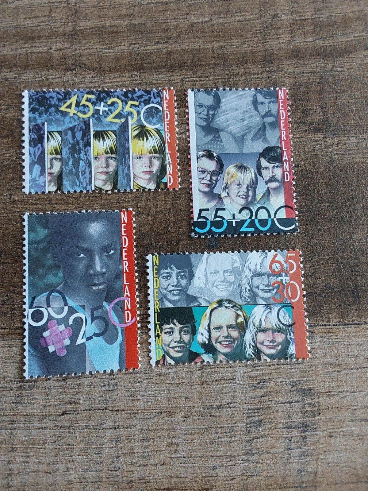 nvph 1232-1235 Kinderzegels,  Jaar v. Gehandicapten 1981 ( p, Ophalen of Verzenden