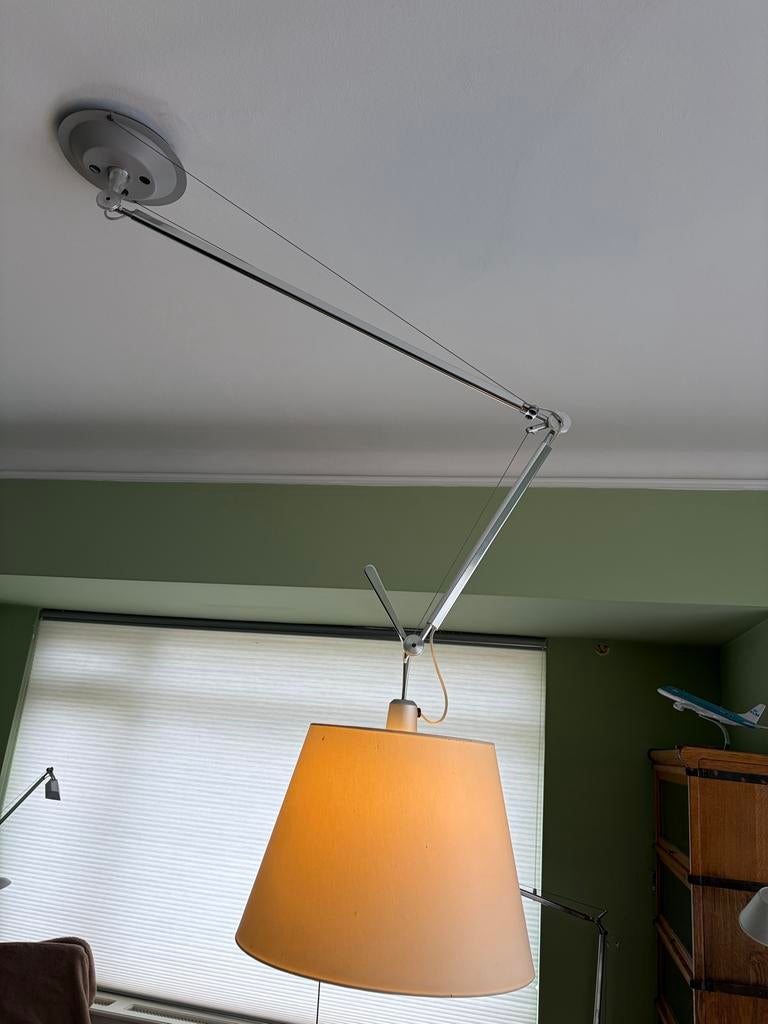 Artemide Tolomeo Descentrata Sospensione - Ø 42cm, Huis en Inrichting, Lampen | Hanglampen, Gebruikt, Ophalen of Verzenden, Minimalistisch