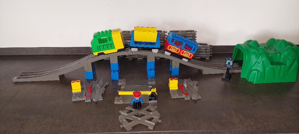 duplo trein met tunnel, Ophalen of Verzenden, Gebruikt, Duplo