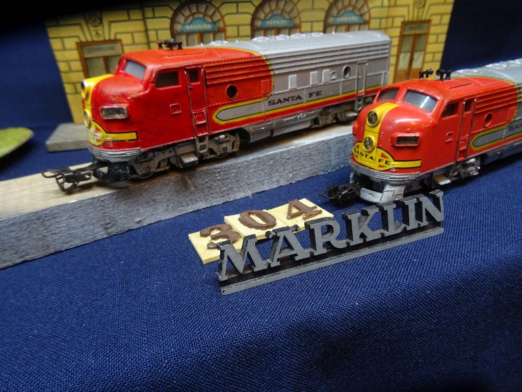 304=Marklin 3060-4060 U.S. Santa Fe., Wisselstroom, Ophalen of Verzenden, Märklin, Gebruikt
