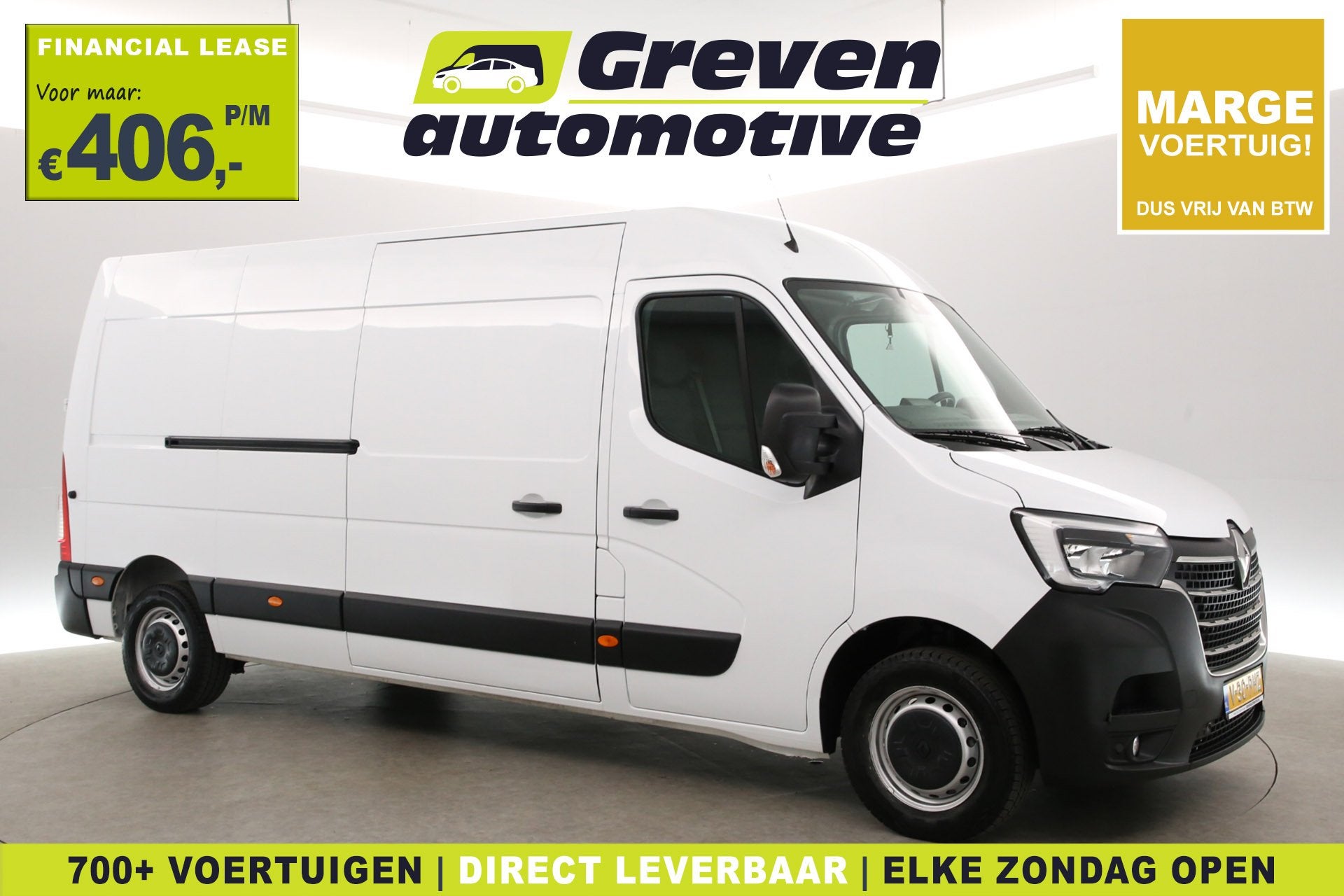 Renault Master T35 2.3 dCi L3H2 | MARGE | Airco | Cruise | S, Auto's, Voorwielaandrijving, Euro 6, 4 cilinders, Renault