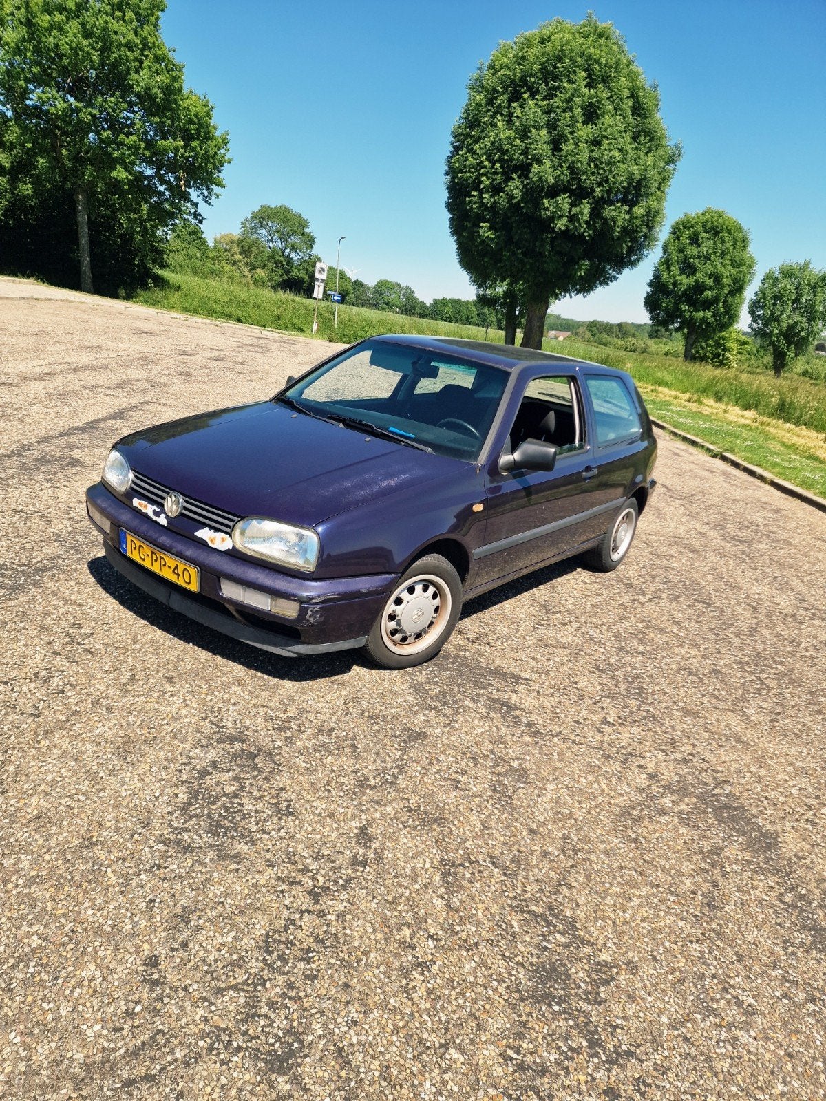 Volkswagen Golf 1.8 CL 55KW AUT E2 1996 Blauw, Auto's, Volkswagen, 4 cilinders, Blauw, Origineel Nederlands, 1200 kg