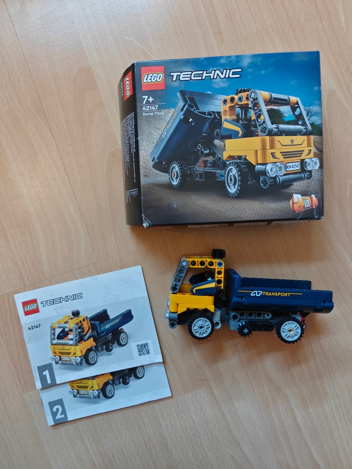 LEGO Technic 42147 Kiepwagen - Zo goed als nieuw, Ophalen of Verzenden, Zo goed als nieuw