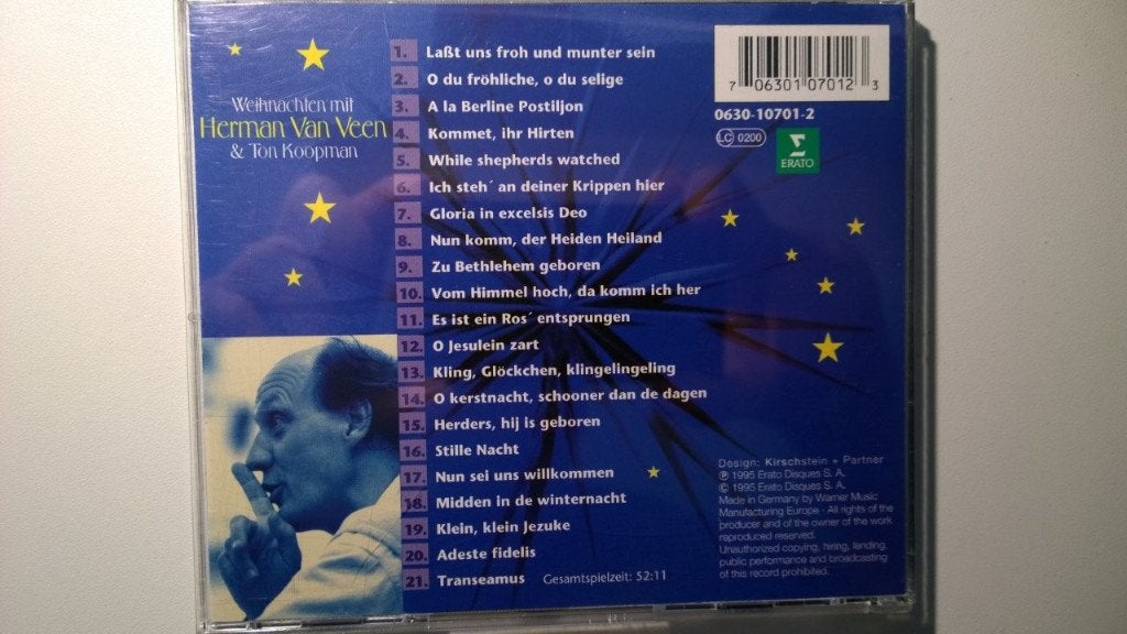 Herman van Veen & Ton Koopman - Weihnachten Mit, Ophalen of Verzenden, Zo goed als nieuw, Kerst, Album