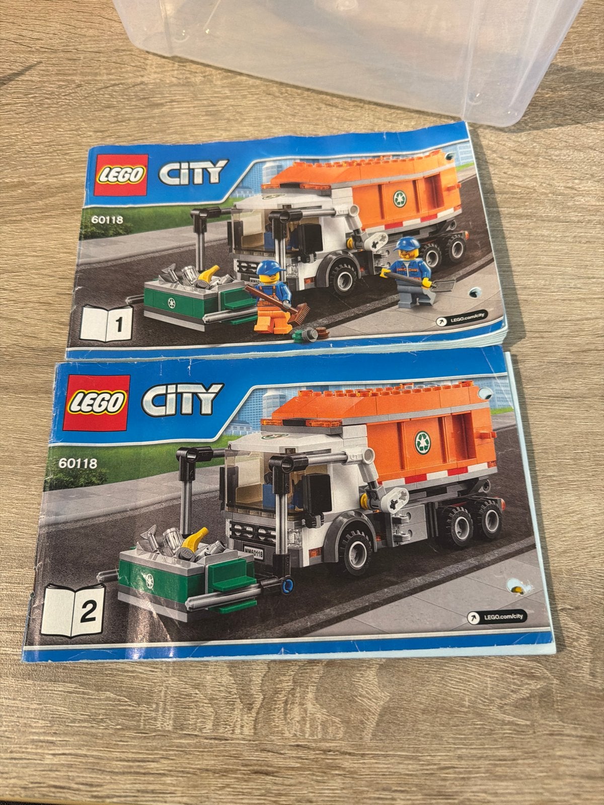 Lego City Vuilniswagen 60118 met instructies, Kinderen en Baby's, Lego, Ophalen of Verzenden, Compleet, Complete set