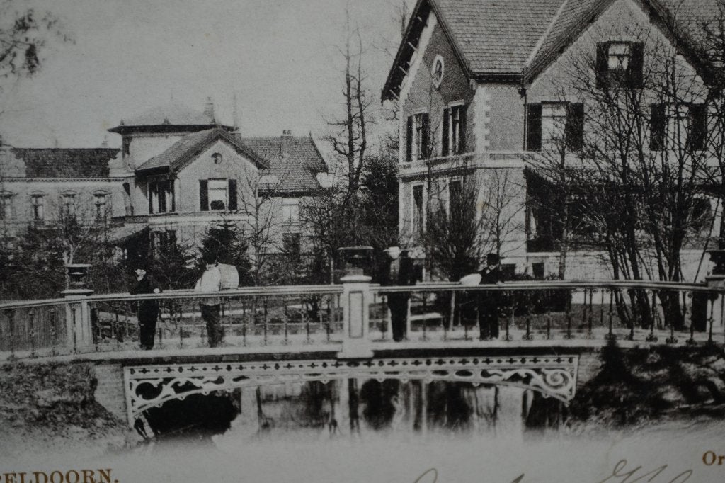 nederland 1902  groeten uit Apeldoorn Oranjepark, Ophalen of Verzenden, Voor 1920, Gelopen, Sterren en Beroemdheden