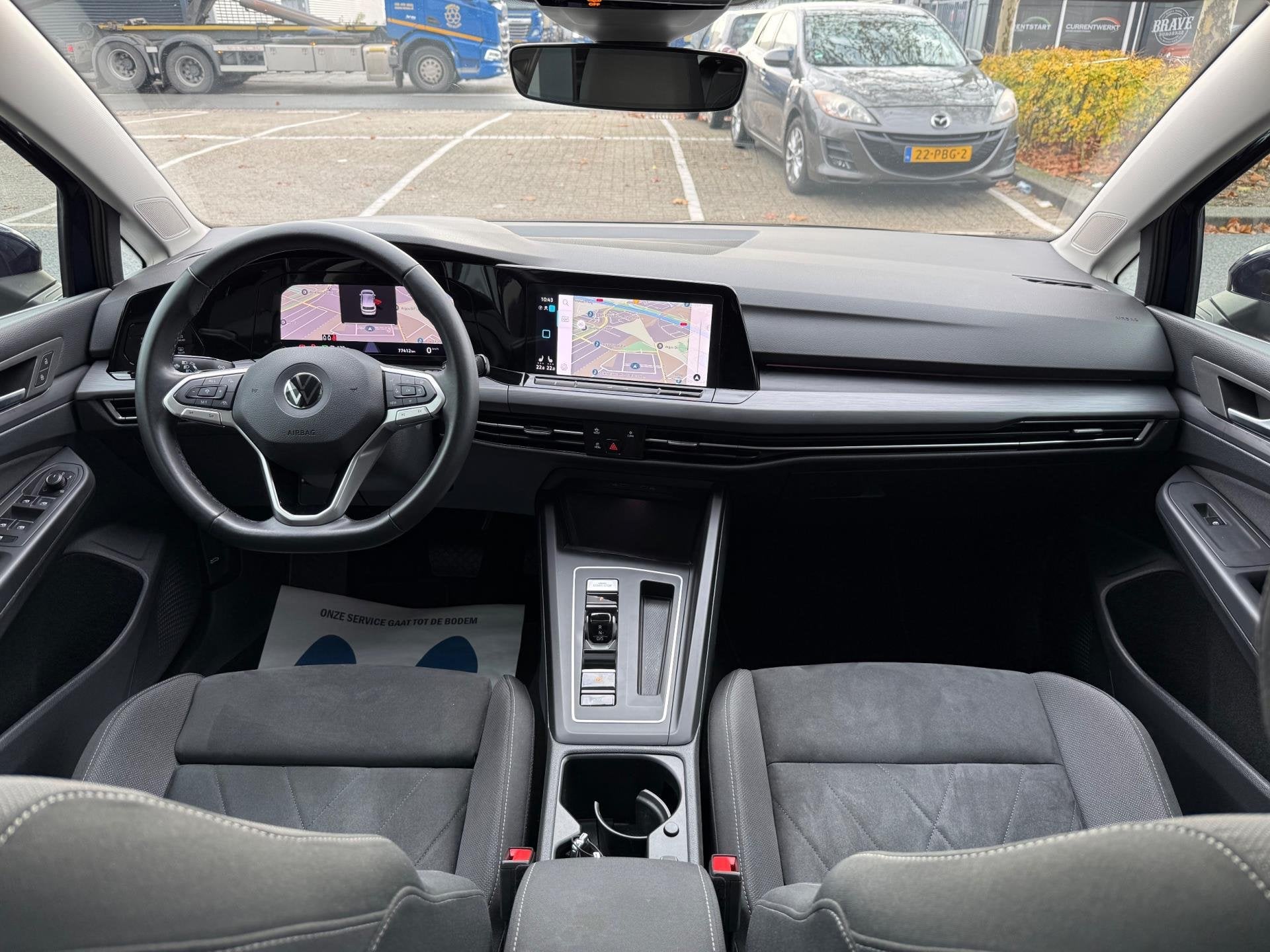Volkswagen GOLF 1.5 eTSI Style LED/LMV17/PDC/NAVI/VIRTU/PANO, 12 maanden, Blauw, Bedrijf, 1252 kg
