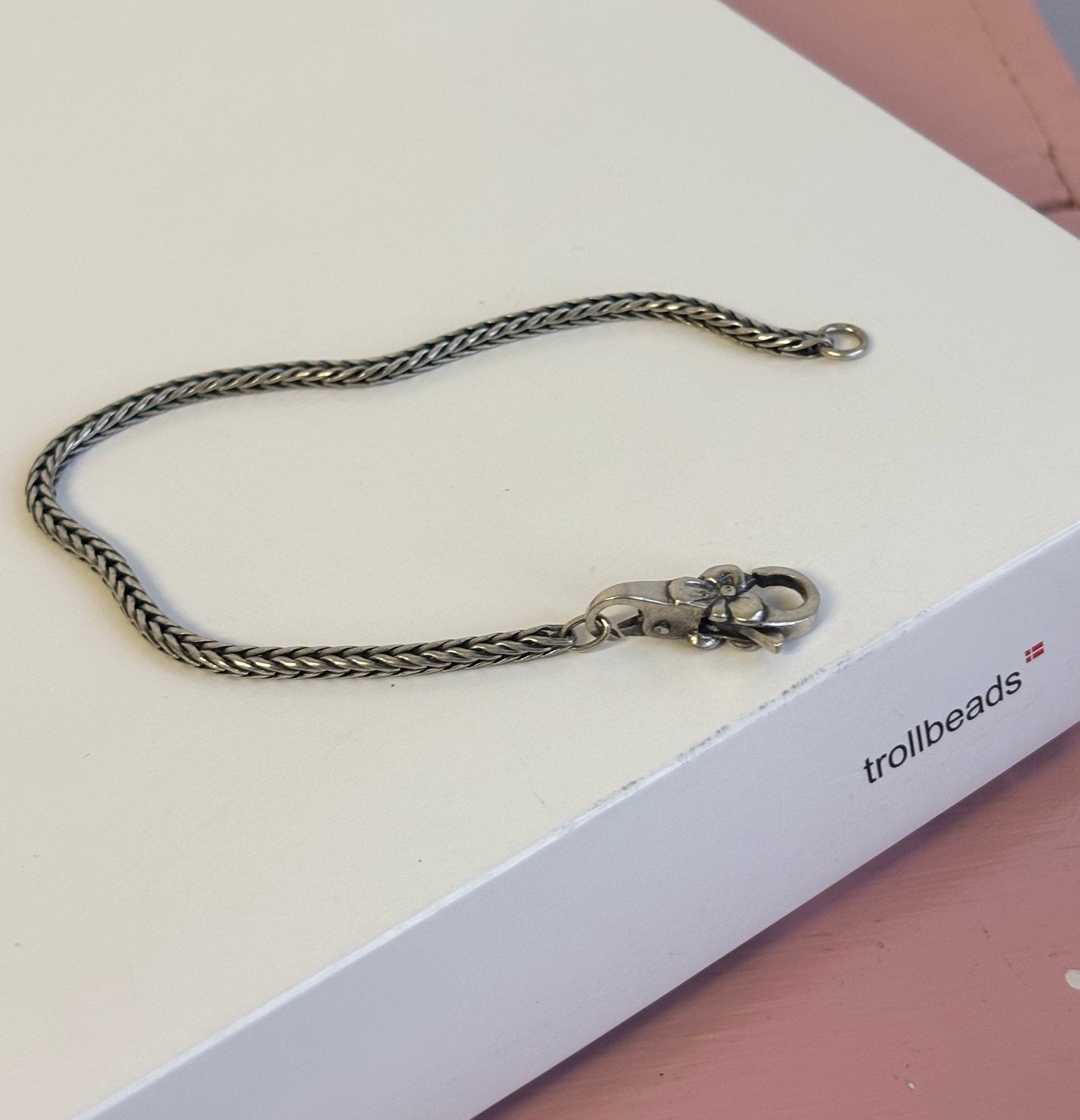 Trollbeads armband, Sieraden, Tassen en Uiterlijk, Ophalen, Zo goed als nieuw, Zilver