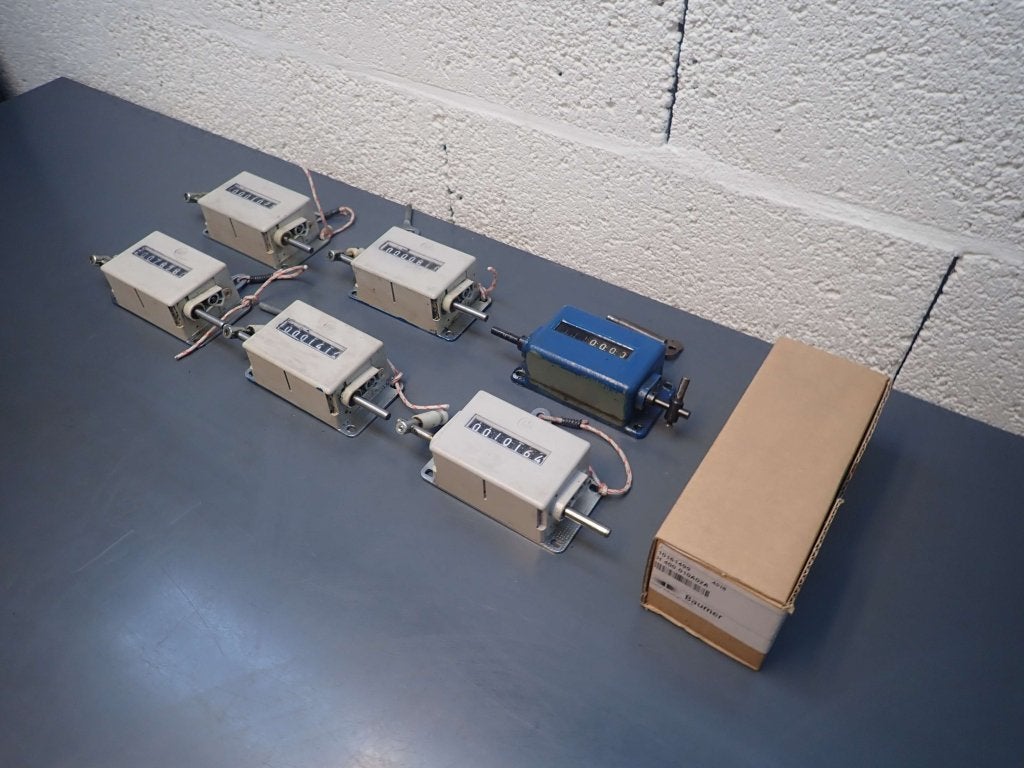 Baumer mechanische teller  / slagenteller / impulsteller, Niet ingevuld, Gebruikt, Niet ingevuld, Ophalen of Verzenden