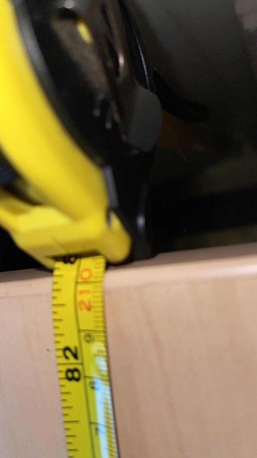 Verstelbaar bureau met beuken fineer blad, Ophalen, Zit-sta bureau, Gebruikt, Hout