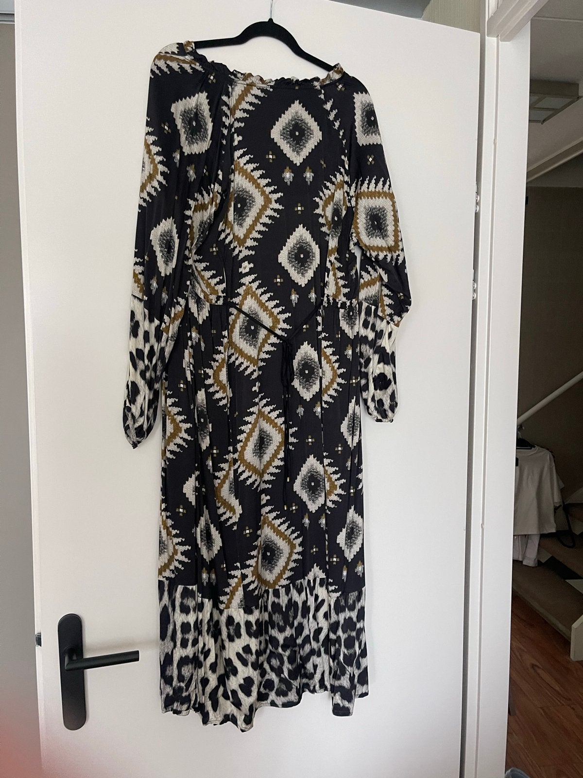 Grace Fashion Jurk XXL met Aztec en Luipaardprint, Zwart, Maat 46/48 (XL) of groter, Ophalen of Verzenden, Zo goed als nieuw