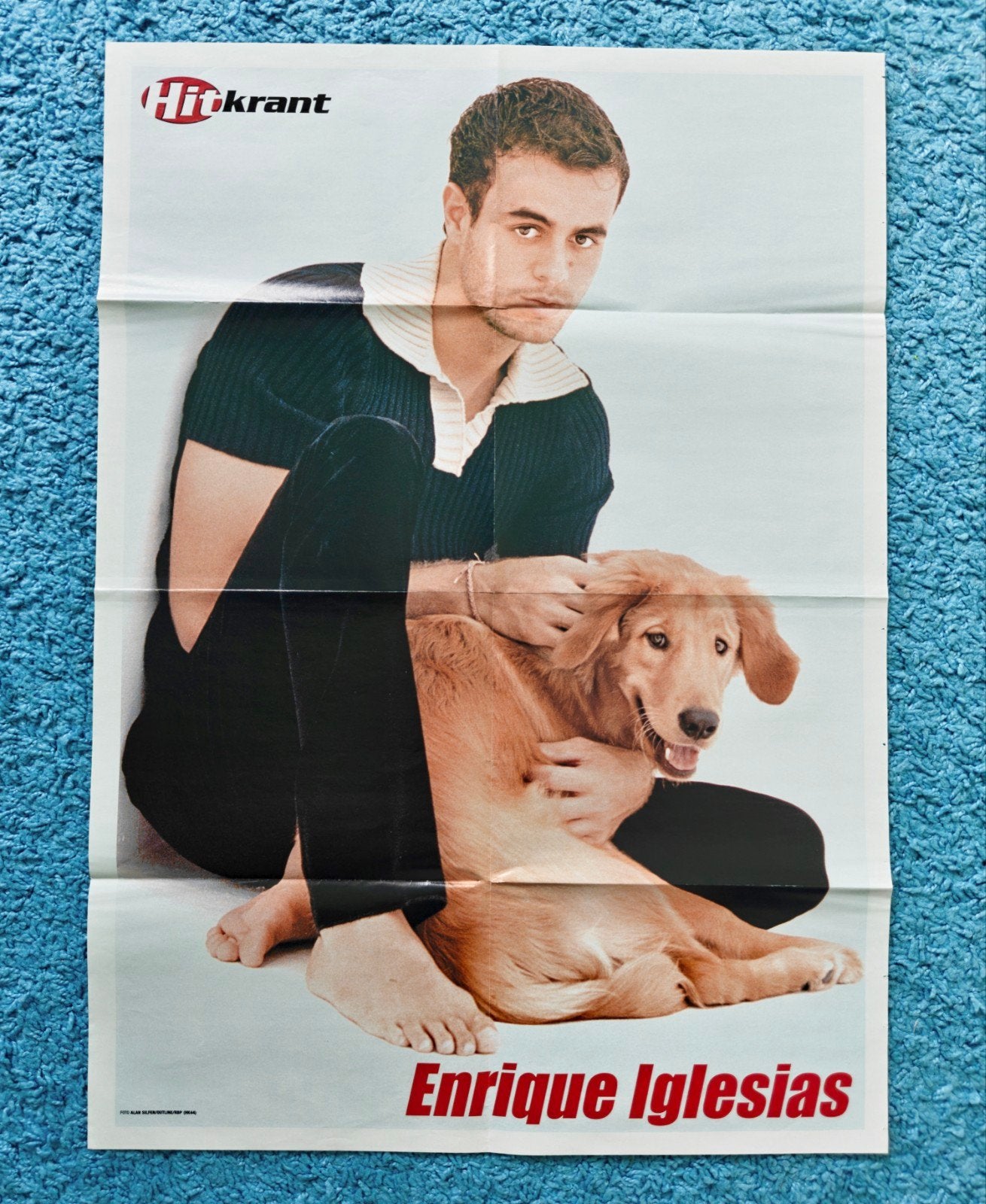Enrique Iglesias poster hitkrant vintage, Verzamelen, Posters, Rechthoekig Staand, Nieuw, Ophalen of Verzenden, A1 t/m A3