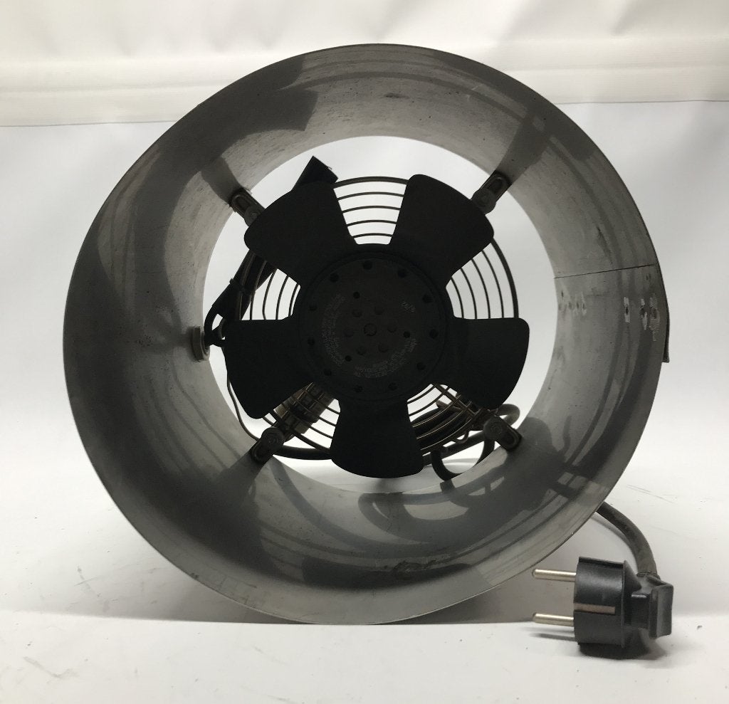 Ventilator, 230 volt, RVS behuizing, Ø26,5 cm, Witgoed en Apparatuur, Ventilatoren, Ophalen of Verzenden, Gebruikt, Overige