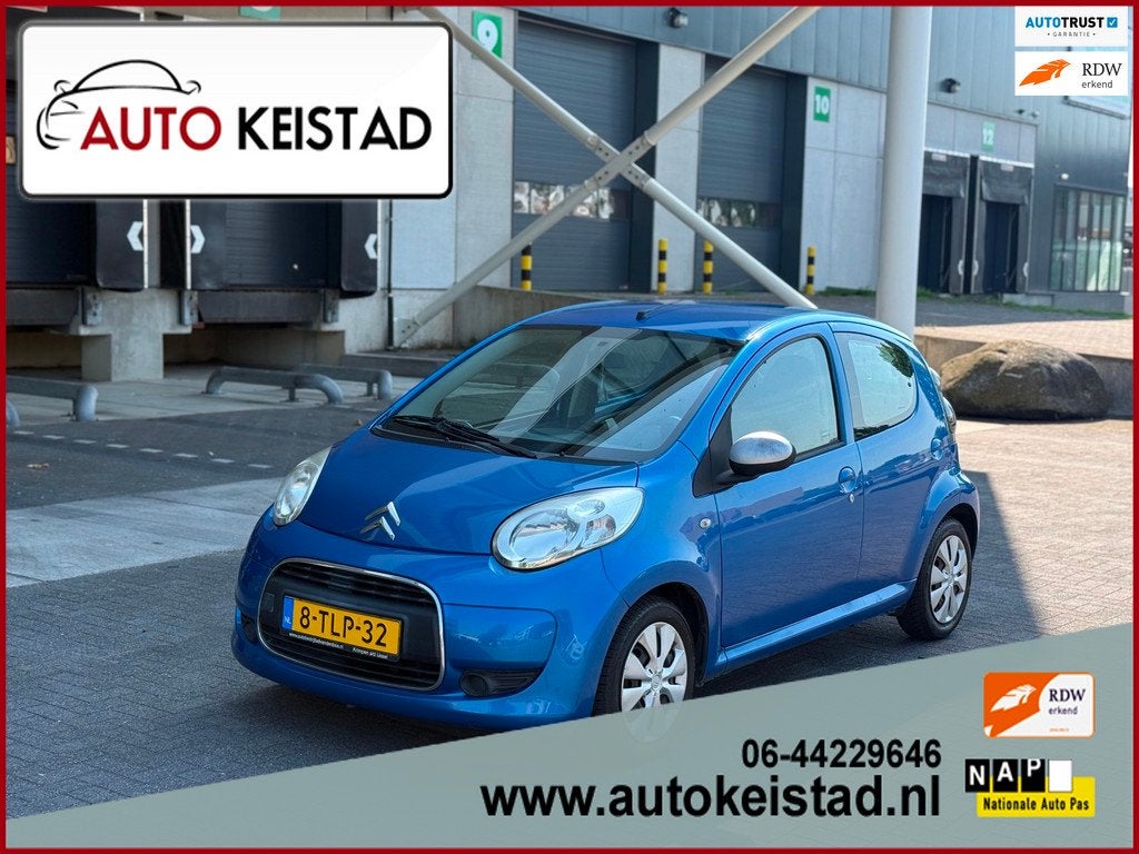 Citroen C1 1.0-12V AUTOMAAT 5-DEURS AIRCO/ELEKTR. RAMEN! 1 J, Euro 5, Gebruikt, C1, Bedrijf
