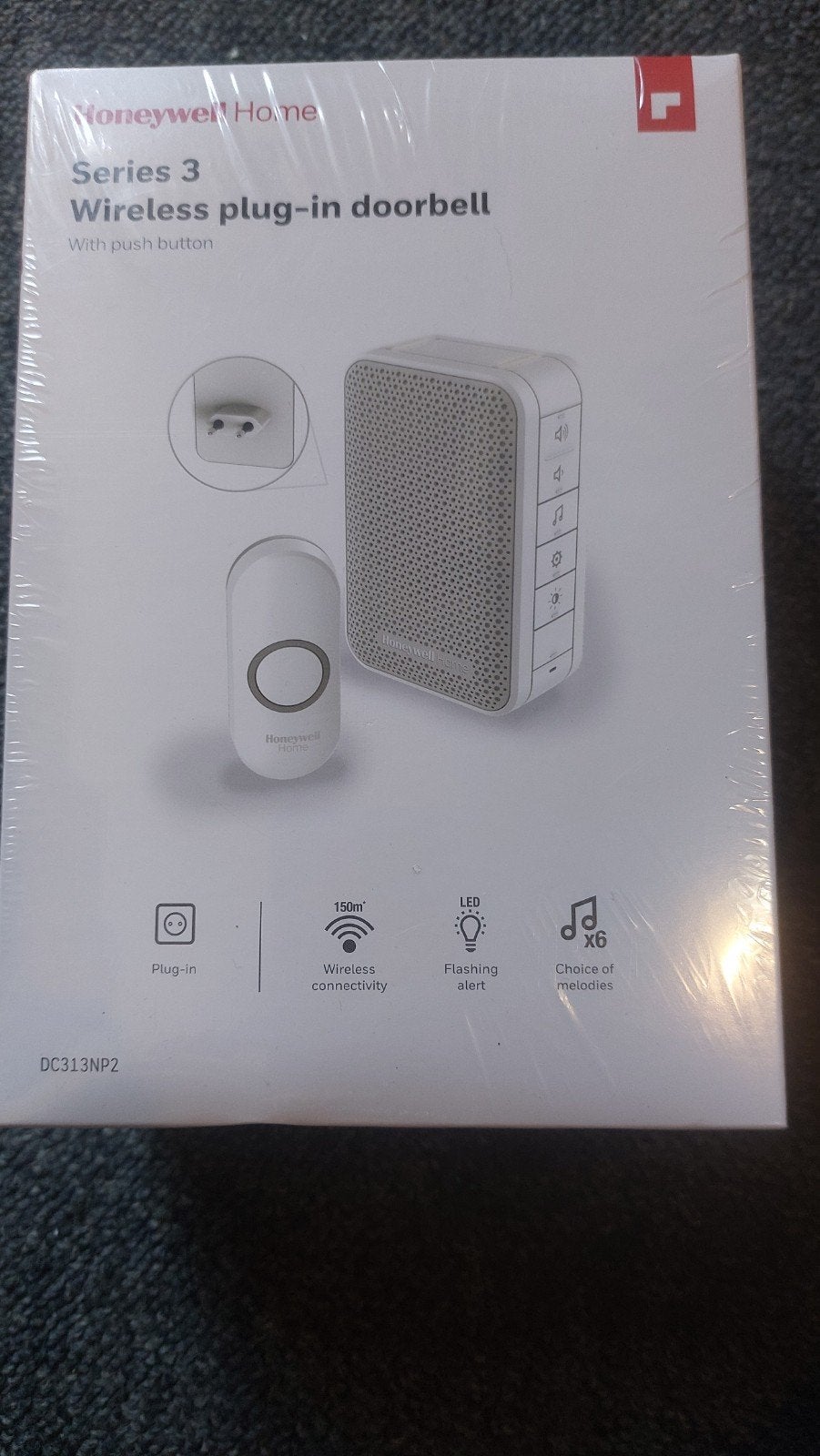 Honeywell home wireless plug in doorbell, Ophalen of Verzenden, Nieuw, Draadloos