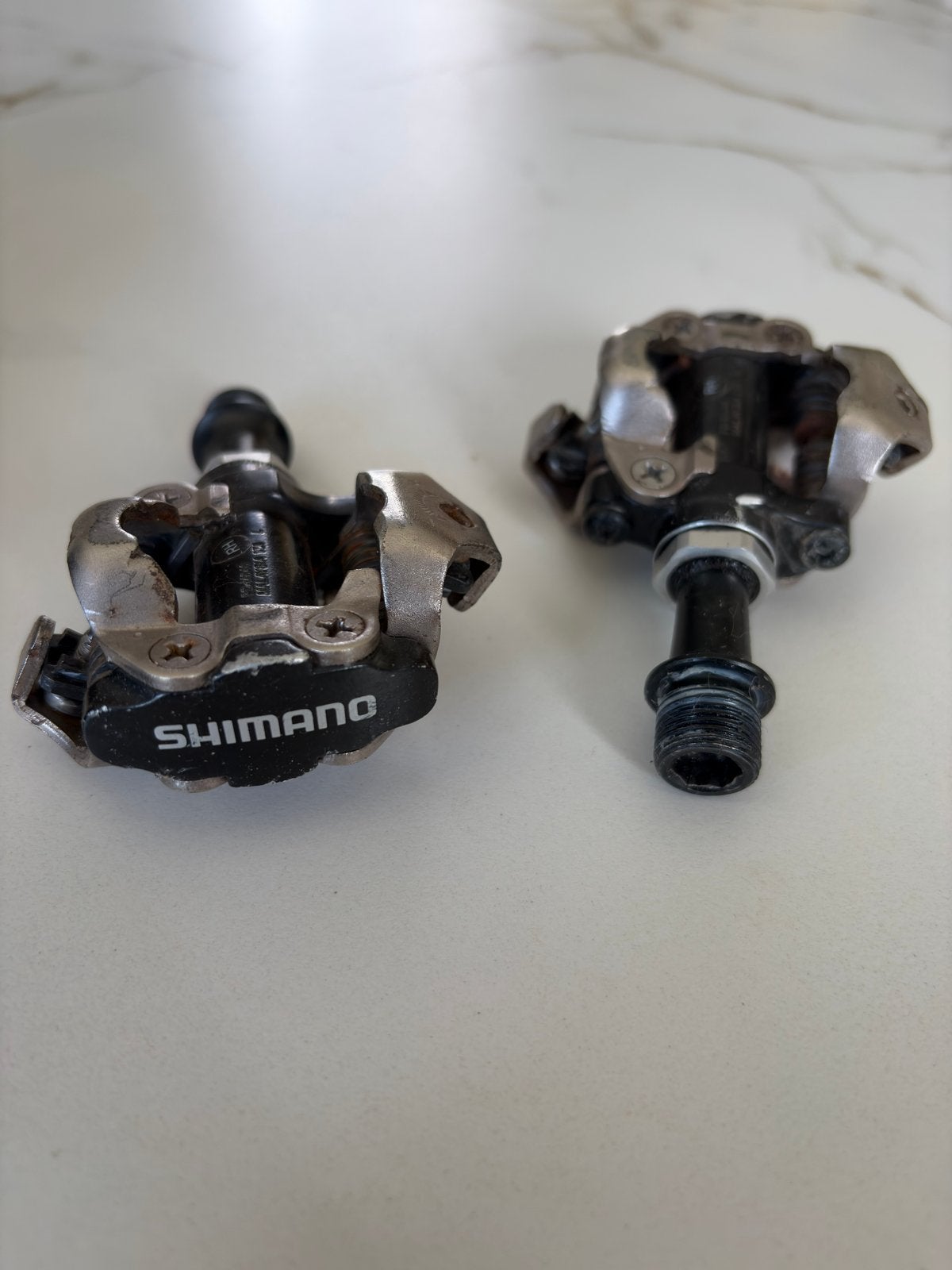 Shimano PD-M540 SPD pedalen -, Fietsen en Brommers, Fietsonderdelen, Gebruikt, Aluminium, Mountainbike, Ophalen