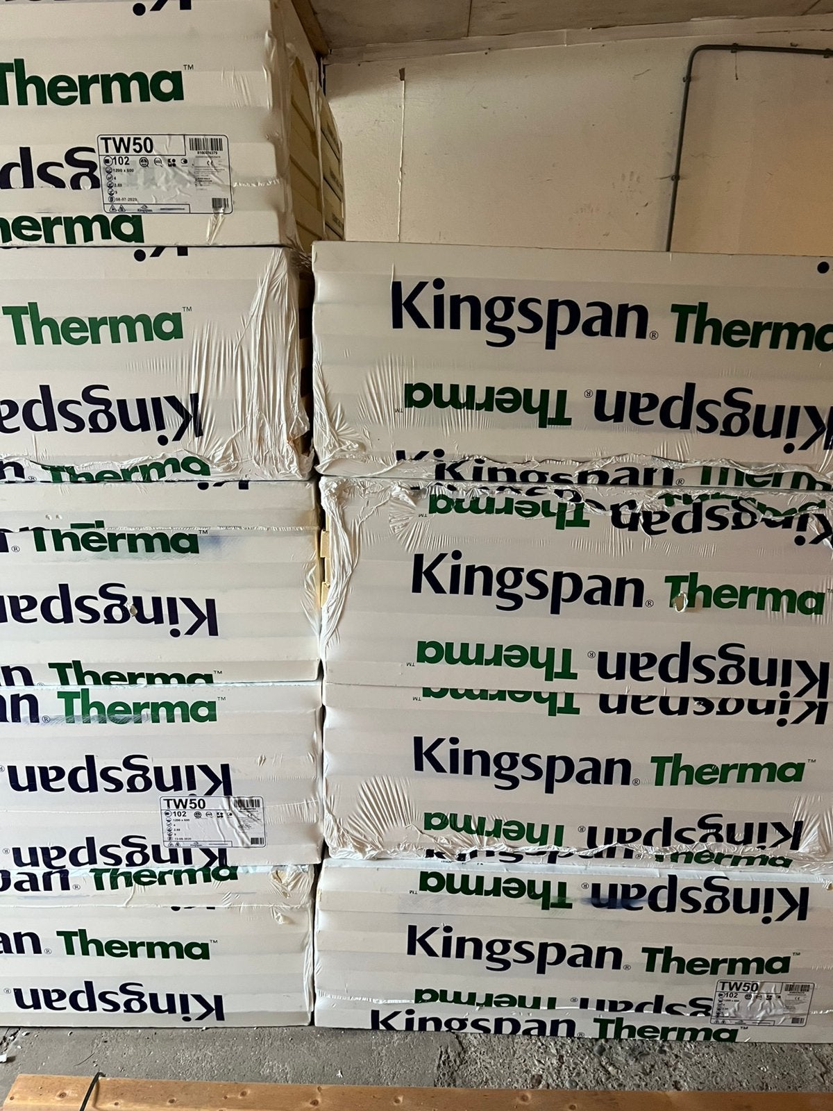 Kingspan TW50-102 in totaal 40 pakken., 12 cm of meer, Ophalen of Verzenden, Zo goed als nieuw, Hardschuim (Pir)