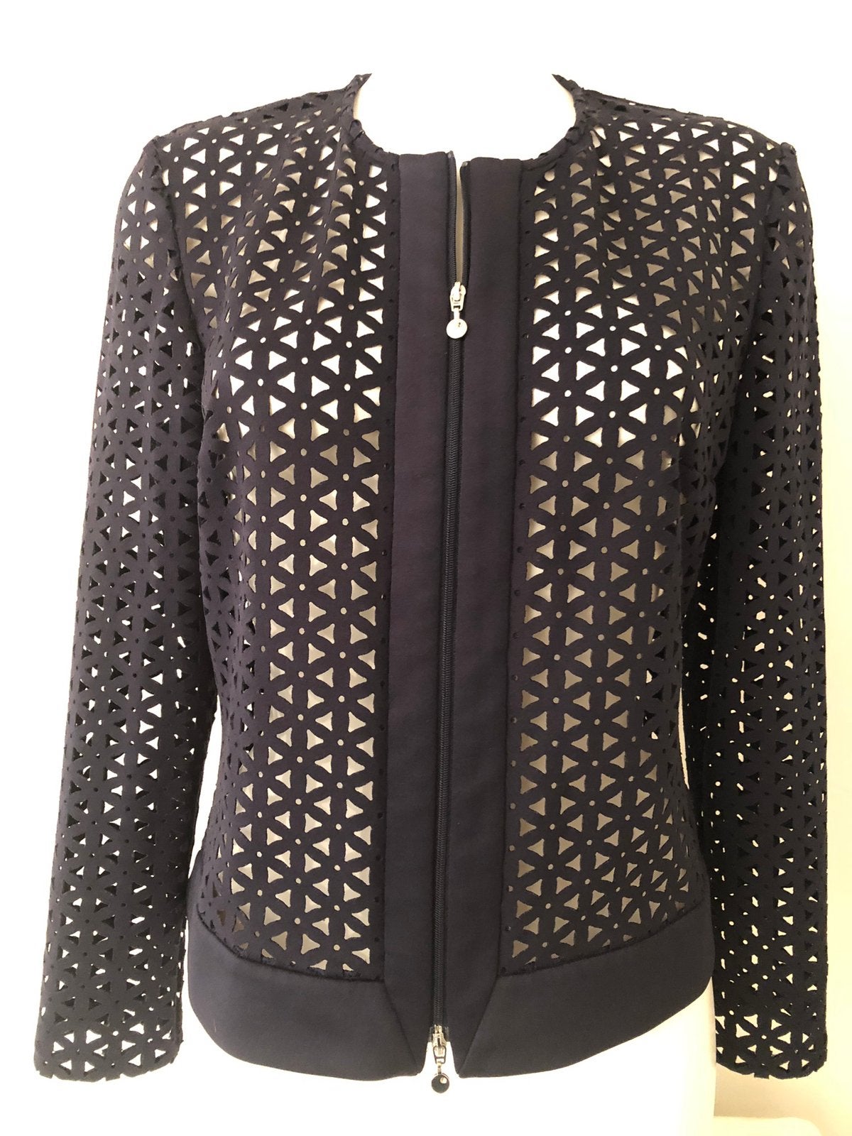 Select by Hermann Lange vestje mt 40, Kleding | Dames, Verzenden, Zo goed als nieuw, Maat 38/40 (M), Blauw