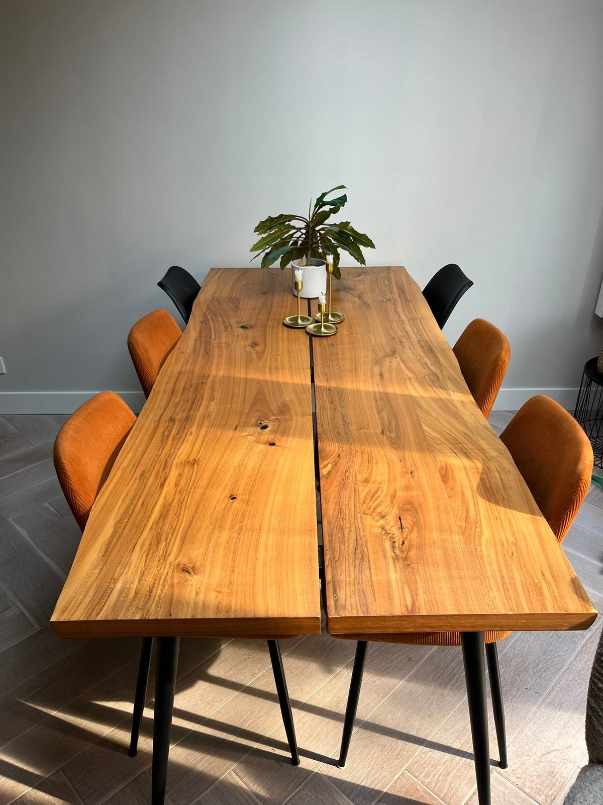 Dutch Bone Alagon eettafel 200x90x75cm met 6 stoelen, Huis en Inrichting, Tafels | Eettafels, Ophalen, 200 cm of meer, 50 tot 100 cm