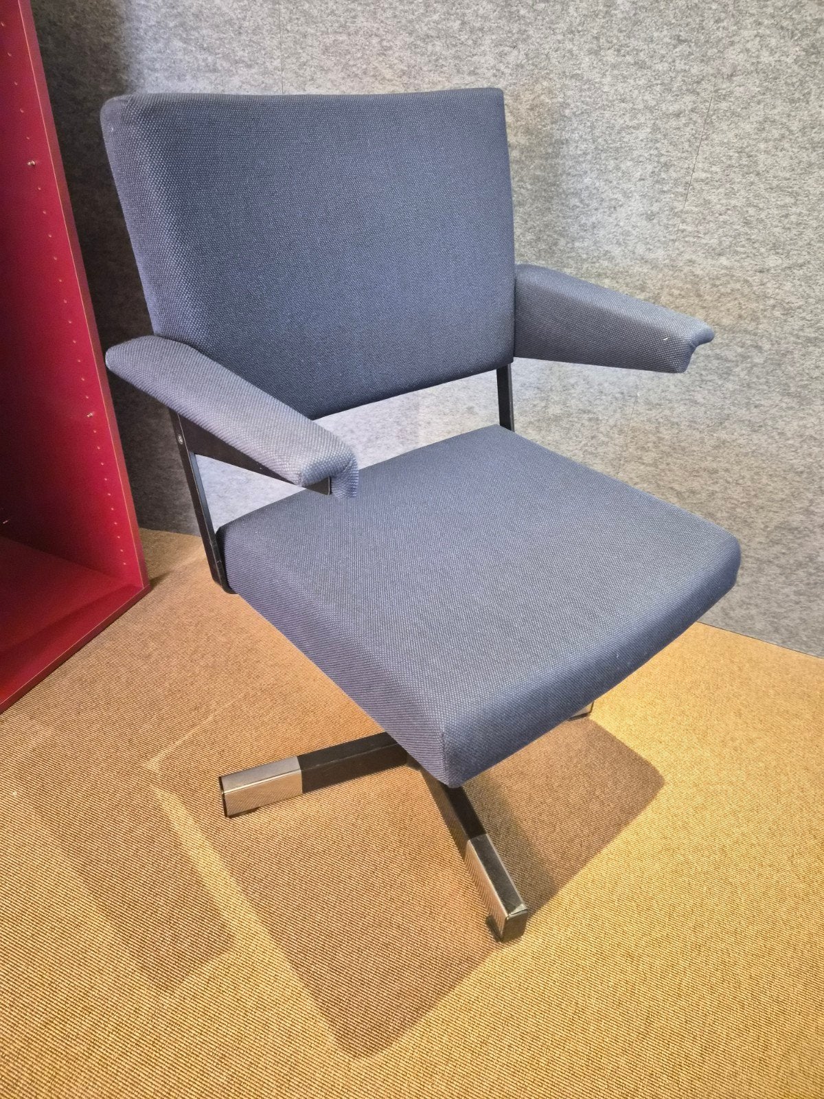 B3. Vintage Gispen Bureaustoel - Goede Staat, Ophalen, Gebruikt, Zwart