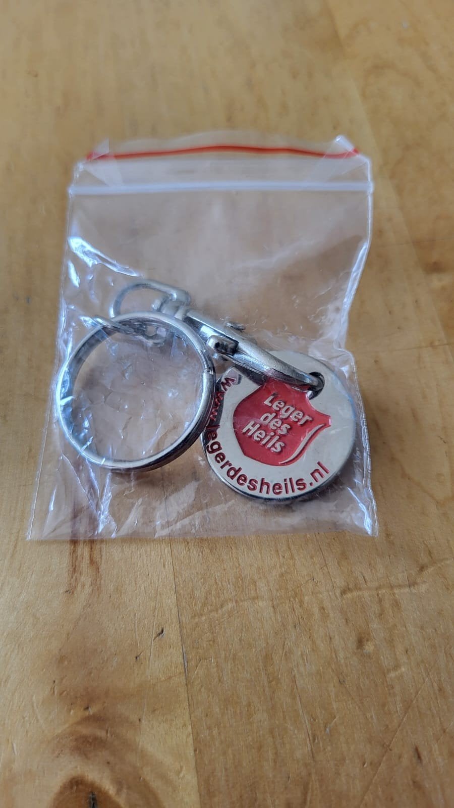 Metalen munt voor winkelwagentje - Leger des Heils, Ophalen of Verzenden, Nieuw, Merk