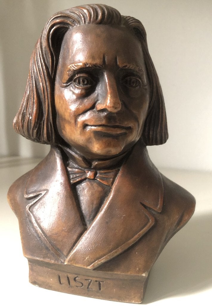 BEELD - FRANZ LISZT - 19 CM HOOG, Antiek en Kunst, Ophalen of Verzenden