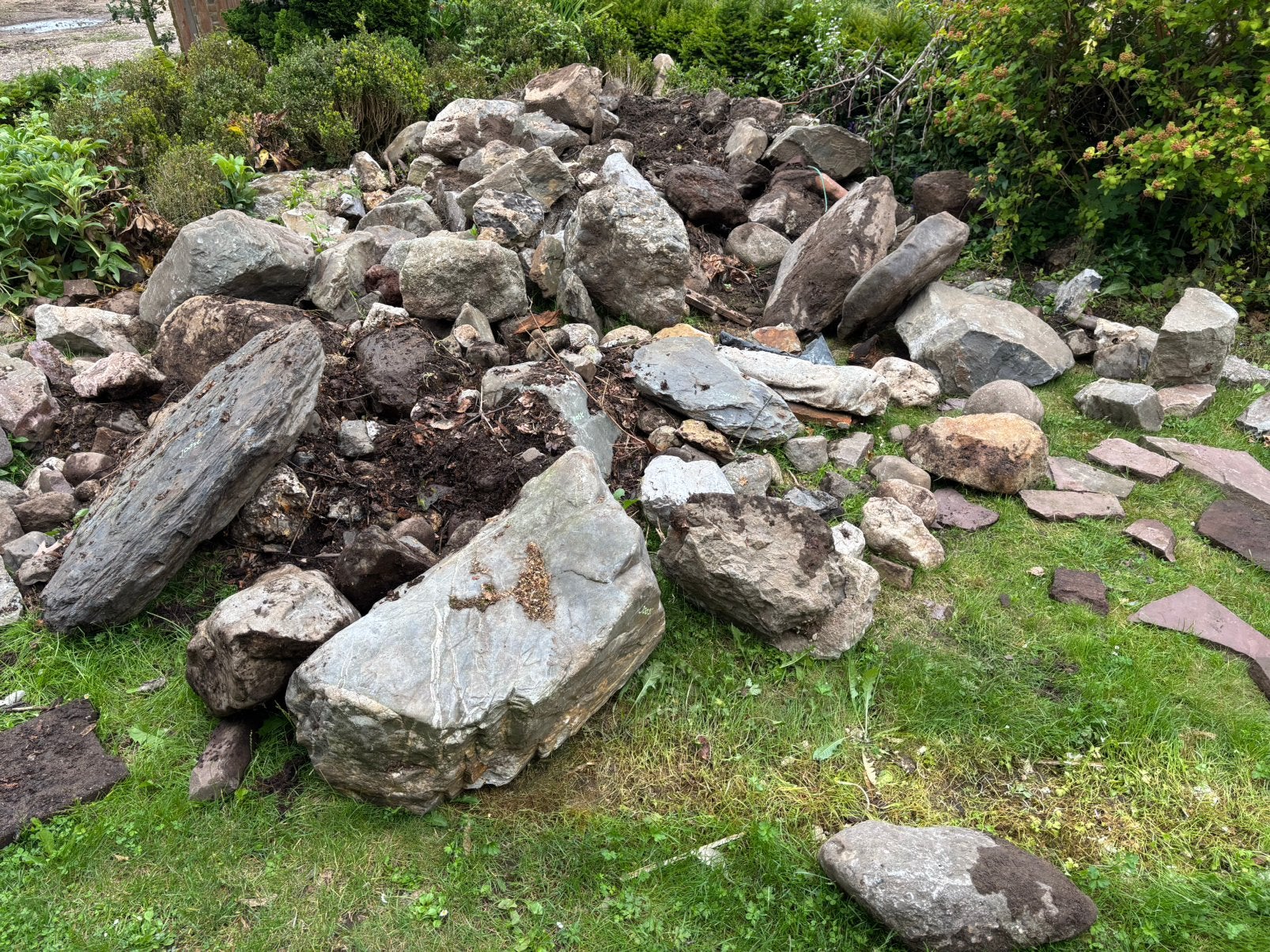 Verschillende keien diverse maten, Tuin en Terras, Grind, Keien en Split, Ophalen
