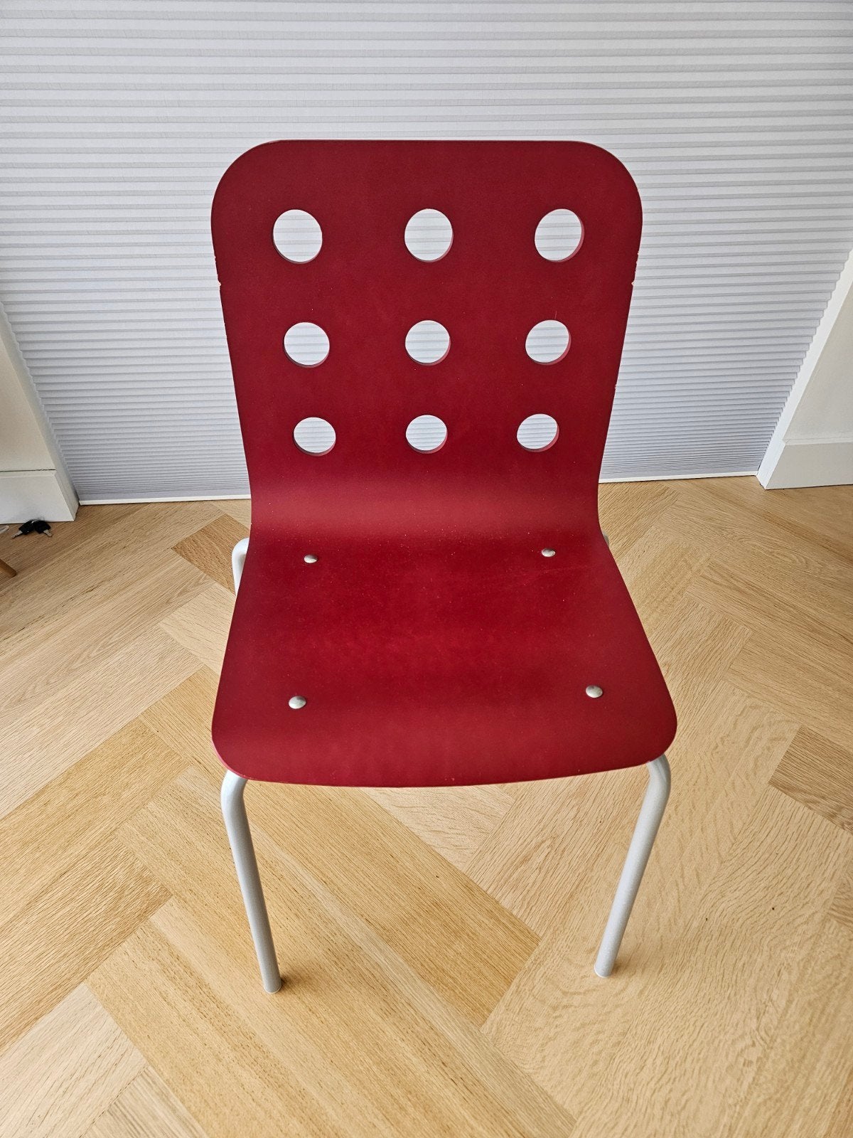Ikea stoel, Ophalen, Gebruikt, Rood, Eén