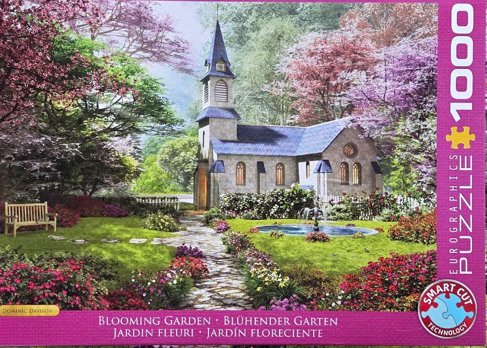 Eurographics - Blooming Garden - 1000 stukjes, Ophalen of Verzenden, 500 t/m 1500 stukjes, Zo goed als nieuw, Legpuzzel